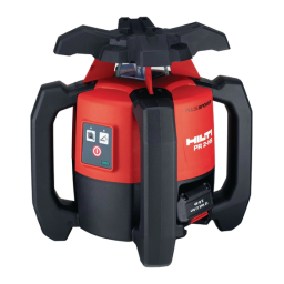 Hilti PR 2-HS Manuel utilisateur | Fixfr