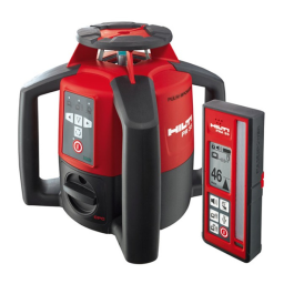 Hilti PR 35 Laser: Mode d'emploi + Chat IA & PDF | Fixfr