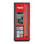 Hilti PRA 300 Manuel utilisateur