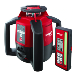 Hilti PRI 36 Laser Rotatif : Mode d'Emploi + IA Chat | Fixfr