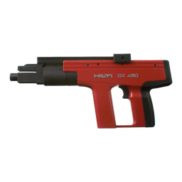 Hilti DX 450 Manuel utilisateur | Fixfr