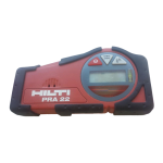 Hilti PRA 22 Manuel utilisateur