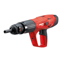 Hilti DX 5 Manuel utilisateur | Fixfr