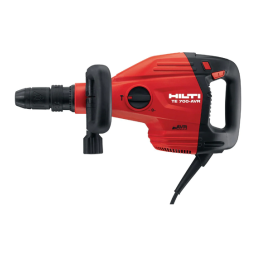 Hilti TE 706 Manuel utilisateur | Fixfr