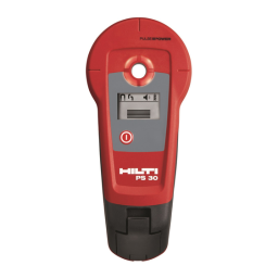 Hilti PS 30 Manuel utilisateur | Fixfr