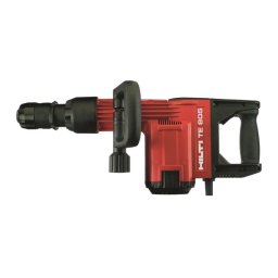 Hilti TE 805 Manuel utilisateur | Fixfr