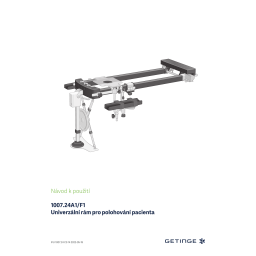 Getinge 000000000010016000 Arm board Mode d'emploi | Fixfr