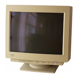 Hitachi CM751ET Manuel utilisateur | Fixfr