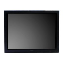 Hitachi CMP307XE Manuel utilisateur | Fixfr