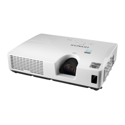 HITACHI CP RX82 Manuel d'utilisation | AI Chat & PDF | Fixfr