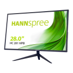 Hannspree HC281HPB Manuel utilisateur