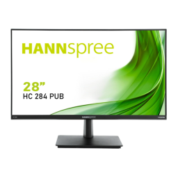 Hannspree HC284PUB Desktop Monitor Manuel utilisateur | Fixfr