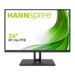 Hannspree HP246PFB Desktop Monitor Fiche technique