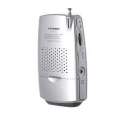 Grundig City 31/PR 3201 Manuel d'utilisation | AI Chat | Fixfr