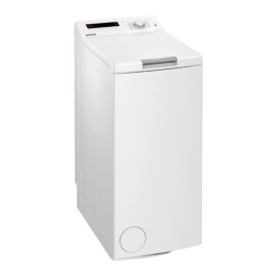 Gorenje WT72122 Washing machine Manuel utilisateur | Fixfr