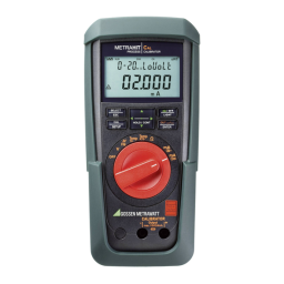 Gossen MetraWatt METRAHIT CAL Operating instrustions | Fixfr