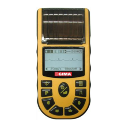 Gima 33257 CARDIOPOCKET ECG 1 channel Manuel du propriétaire | Fixfr