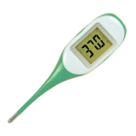 Gima 25553 BL1 WIDE SCREEN DIGITAL THERMOMETER &deg;C - box Manuel du propri&eacute;taire