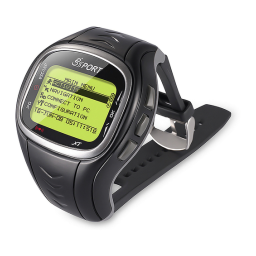 Globalsat GH-625XT GPS Training Watch Manuel utilisateur | Fixfr