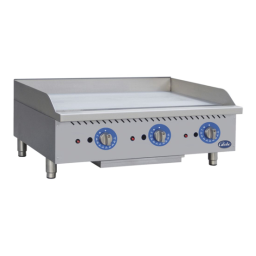 Globe GG60TG Gas Cooking Manuel du propriétaire | Fixfr