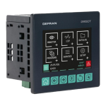 gefran 3850T Up to 16 PID loops Controller Programmer and Recorder, 7&rdquo; graphic touch interface Fiche technique