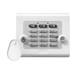 Clavier de commande alarme avec badge Somfy