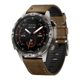 Manuel Garmin Marq Adventurer Gen 2 : Fonctions et utilisations | Fixfr