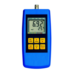 JUMO 202710 Portable, digital pH / Redox and conductivity measuring device Mode d'emploi | Fixfr