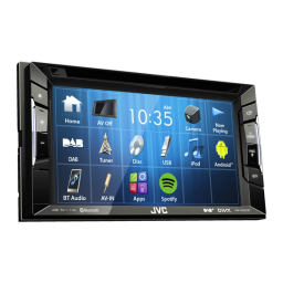 JVC KW-V230BT 2DIN, CD/DVD/USB Multimedia system Manuel utilisateur | Fixfr