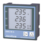Janitza UMG 96S Instructions + Chat IA &amp; PDF