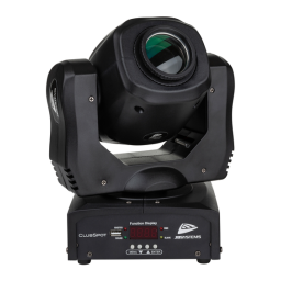 JB systems CLUBSPOT Stage Lighting Manuel du propriétaire | Fixfr