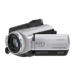 Sony HDR-SR5E Manuel utilisateur | Fixfr