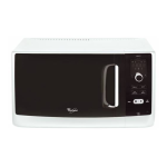 Whirlpool VT 264 WH Microwave Manuel utilisateur