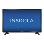 Insignia NS-24D310NA17 24&quot; Class (23.6&quot; Diag.) - LED - 720p - HDTV Guide d'installation rapide