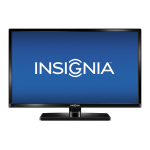 Insignia NS-29D310NA15 29&quot; Class (28-1/2&quot; Diag.) - LED - 720p - 60Hz - HDTV Manuel utilisateur