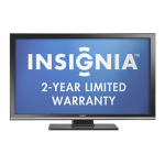 Insignia NS-42P650A11 42&quot; Class - Plasma - 720p - 600Hz - HDTV Manuel utilisateur