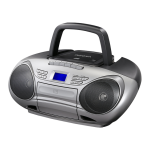 Insignia NS-BCDCAS1 CD/Cassette Boombox Mode d'emploi