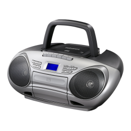 Insignia NS-BCDCAS1 CD/Cassette Boombox Mode d'emploi | Fixfr