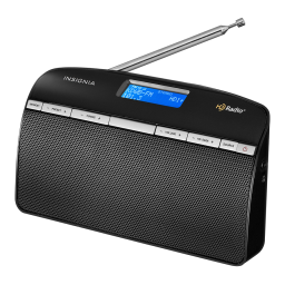 Insignia NS-HDRAD HD Radio Tabletop Radio Manuel utilisateur | Fixfr