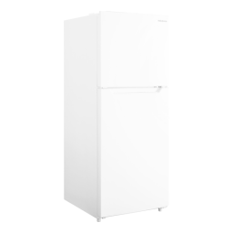 Insignia NS-RTM10SS2 10 Cu. Ft. Top-Freezer Refrigerator Mode d'emploi | Fixfr