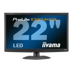 iiyama PROLITE B2274HDS Manuel utilisateur