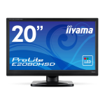 iiyama PROLITE E2080HSD Manuel utilisateur