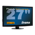 iiyama PROLITE E2710HDSD Manuel utilisateur