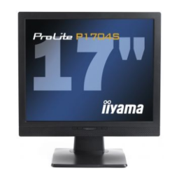 iiyama PROLITE P1704S-2 Manuel utilisateur | Fixfr