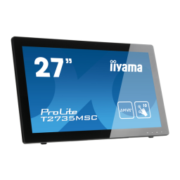 iiyama PROLITE T2735MSC Manuel utilisateur | Fixfr