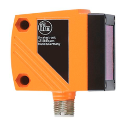 IFM O1D111 Photoelectric distance sensor Mode d'emploi | Fixfr