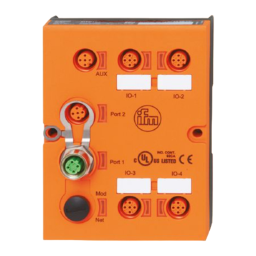 IFM DTE105 RFID evaluation unit LF/HF Mode d'emploi | Fixfr