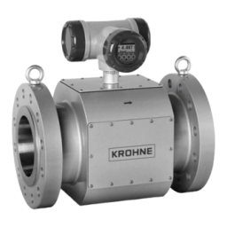 KROHNE OPTISONIC V6 Manuel du propriétaire | Fixfr