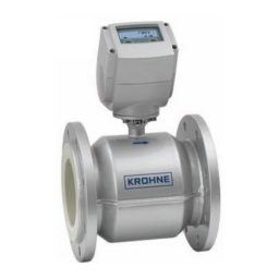 KROHNE OPTIFLUX 2070 Guide de démarrage rapide | Fixfr