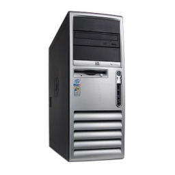 HP Compaq d530 Ultra-slim Desktop Desktop PC Manuel utilisateur | Fixfr